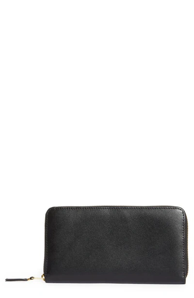 Comme Des Garçons Classic Leather Long Wallet In Black