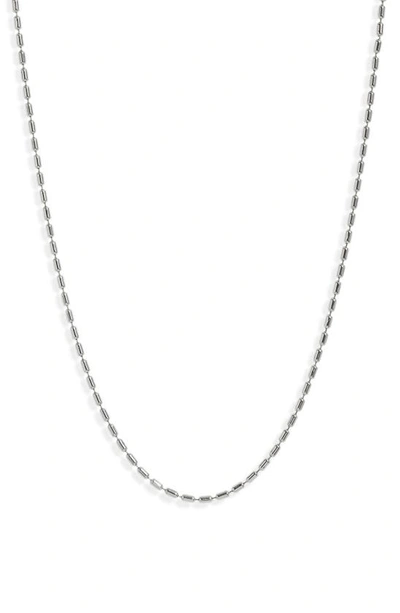 Jenny Bird Milly Chain Necklace In Silver