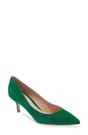 Gianvito Rossi Pointed Toe Pump In Leaf