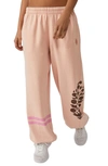 Fp Movement All Star Oversize Graphic Sweatpants In Pink Sand Combo