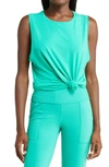 Zella Work For It Easy Tank Top In Green Vivid