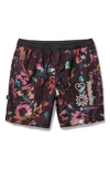 Stance Complex Sweat Shorts In Floral