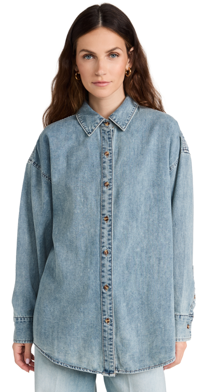 Favorite Daughter The Ex-boyfriend Denim Shirt In Monterey