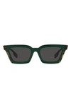 Burberry Briar 52mm Square Sunglasses In Green