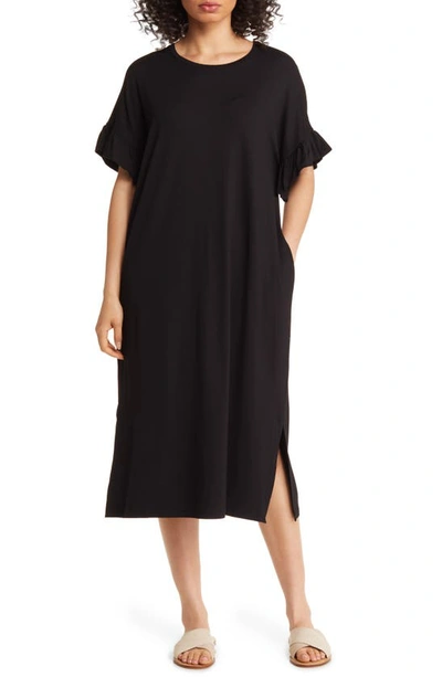 Masai Copenhagen Nali Ruffle Sleeve Dress In Black