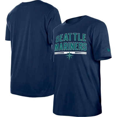 New Era Navy Seattle Mariners Batting Practice T-shirt