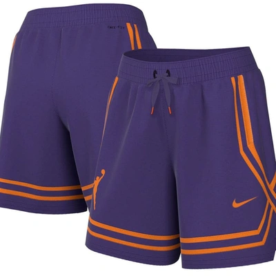 Nike Purple Wnba Logowoman Team 13 Crossover Shorts