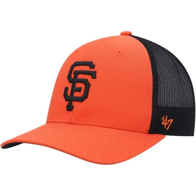 47 ' Orange San Francisco Giants Secondary Trucker Snapback Hat