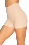 Felina Fusion Waist Shaper Boyshorts In Warm Neutral