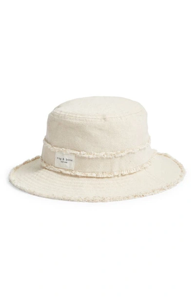 Rag & Bone Addison Cotton & Linen Cruise Hat In Natural