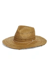 Rag & Bone Straw Fedora In Olive