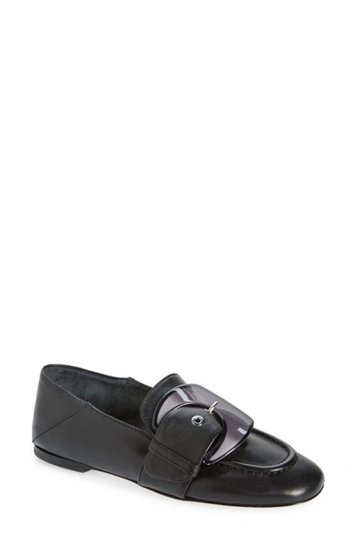 Agl Attilio Giusti Leombruni Sheryl Buckle Loafer In Nero