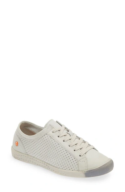 Softinos By Fly London Ica Sneaker In 025 White Smooth Leather