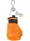 Elisabeth Weinstock Mini Manila Boxing Glove Keychain - Yellow