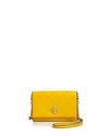 Tory Burch Georgia Turnlock Mini Bag In Cassia Yellow/gold