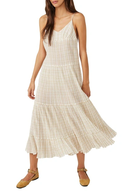 free people marigold maxi dress Free People Marigold Maxi Dress In Canvas Combo