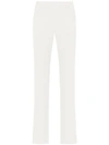 Gloria Coelho High Rise Straight-fit Trousers In White