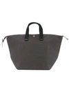 Cabas Medium Bowler Bag In Grey