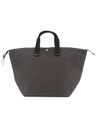 Cabas Medium Bowler Bag In Grey