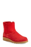 Ugg Kristin - Classic Slim(tm) Water Resistant Mini Boot In Scarlet Red Suede