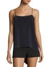 Theory Vanissa Silk Camisole In Concord