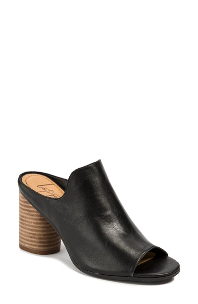 Latigo Hallie Loafer Sandal In Black Leather