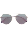 Fendi Eyeline Sunglasses In Ddbap