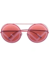 Fendi Run Away Sunglasses In Red