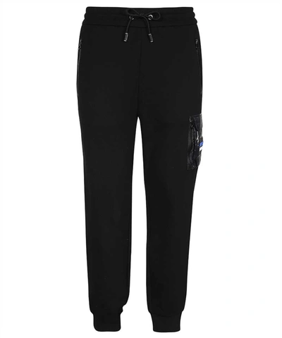 Duvetica Cotton Track-pants In Black