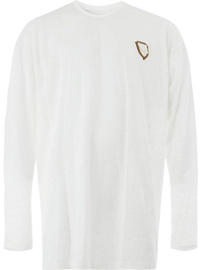 Ih Nom Uh Nit Chest Patch Oversize T-shirt - White