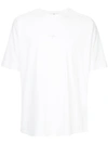 Stone Island Embroidered Logo T In White