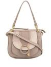 See By Chloé Hana Hobo Large Leather And Suede Tote In Grey