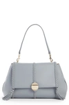 Chloé Medium Penelope Leather Bag In Storm Blue