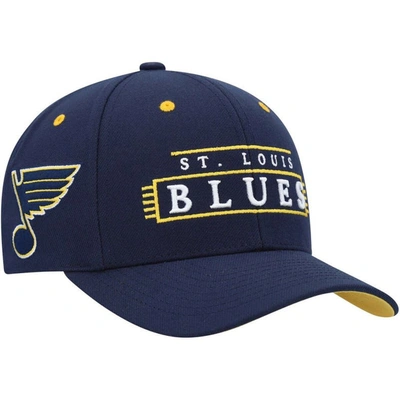 Mitchell & Ness Men's  Navy St. Louis Blues Lofi Pro Snapback Hat