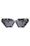 Fifth & Ninth Alaia 53mm Polarized Cat Eye Sunglasses In Multicolor