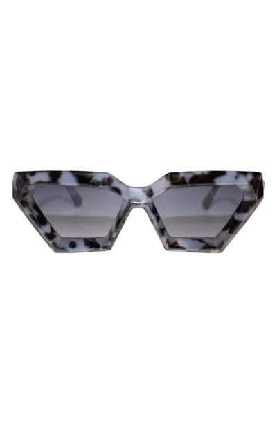 Fifth & Ninth Alaia 53mm Polarized Cat Eye Sunglasses In Multicolor