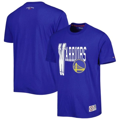 Tommy Jeans Royal Golden State Warriors Mel Varsity T-shirt