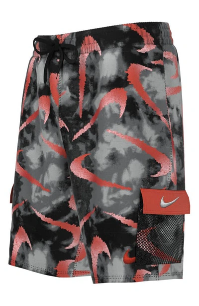 Nike Kids' Volley Swim Trunks In Black