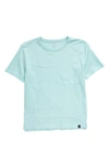 Treasure & Bond Kids' Nature Appliqué T-shirt In Teal Turquoise