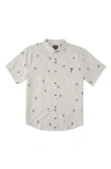 Billabong Kids' Sundays Cotton Button-up Shirt In Oat