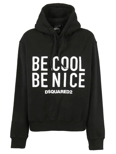 Dsquared2 Be Cool Be Nice Hoodie ModeSens