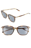 Ferragamo Salvatore  54mm Square Sunglasses In Striped Brown