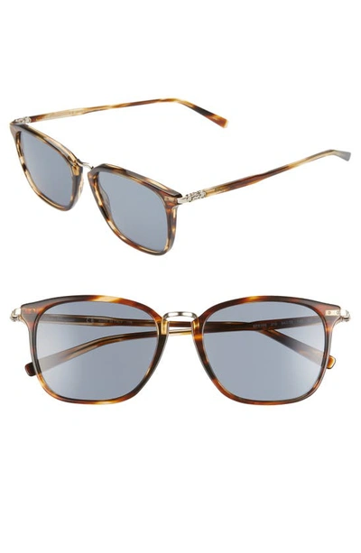 Ferragamo Salvatore  54mm Square Sunglasses In Striped Brown