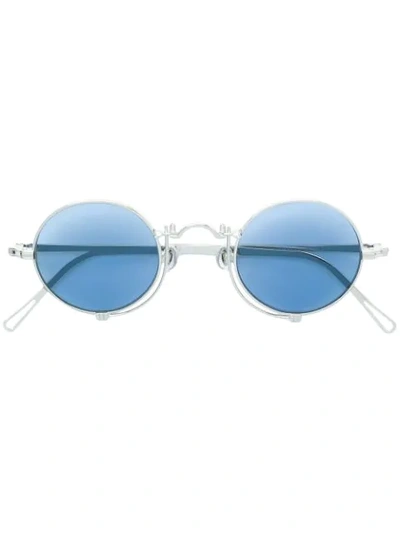 Matsuda Round Tinted Sunglasses In Grey