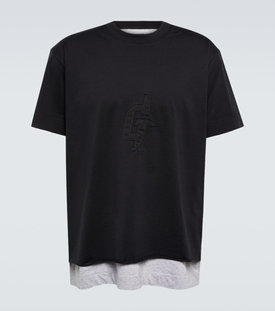 Givenchy G Rider Cotton Jersey T-shirt In Black