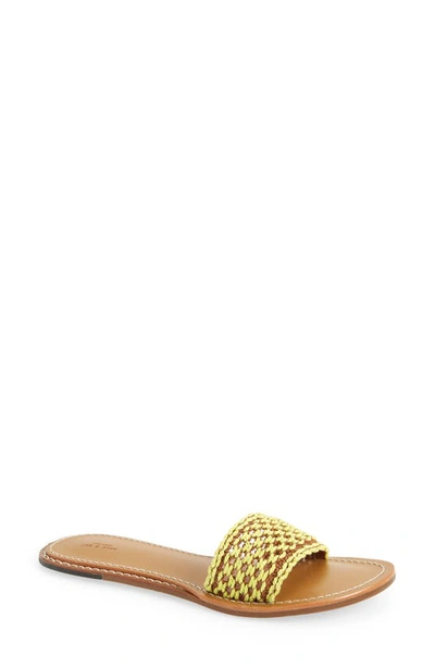 Rag & Bone Melrose Slide Sandal In Yellow