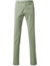 Biagio Santaniello Slim Trousers In Green