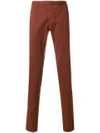 Biagio Santaniello Slim Trousers In Red