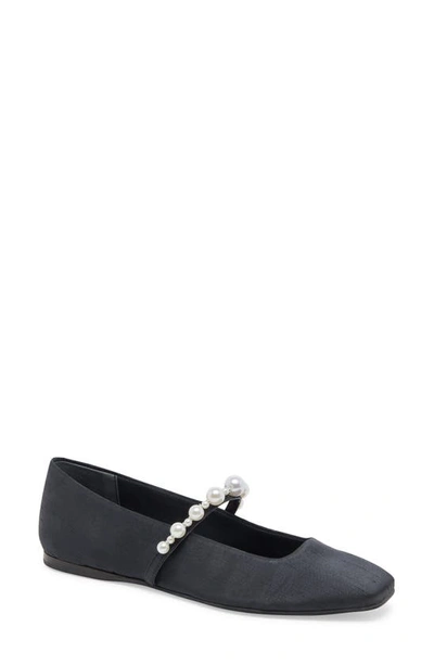 Dolce Vita Roxana Imitation Pearl Ballet Flat In Onyx