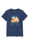 Tucker + Tate Kids' Graphic T-shirt In Navy Denim Pride
